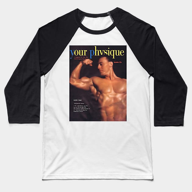 YOUR PHYSIQUE - Vintage Physique Muscle Male Model Magazine Cover Baseball T-Shirt by SNAustralia